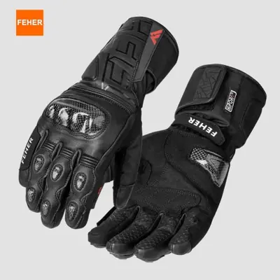 Image de Gants Moto Hiver Chauffants avec Écran Tactile