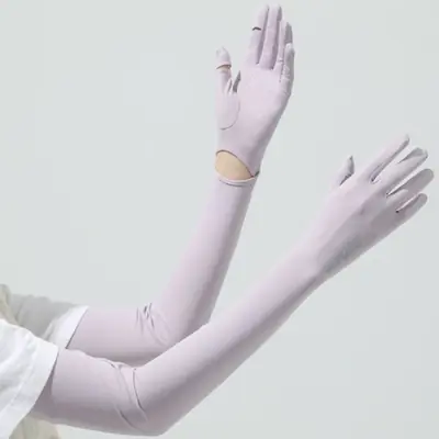 Image de Manchon UV Femme - Protection Solaire Écran Tactile