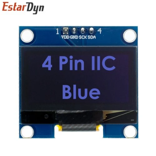 4Pin IIC-azul