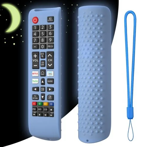Leuchtend blau