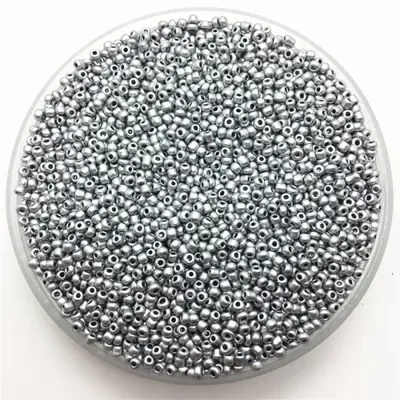 Image de Perles Noires en Verre Tchèque - 2mm, 3mm, 4mm