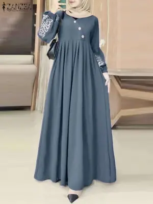 Image de Robe Abaya Élégante pour Eid 2025