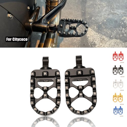 Afbeelding van Brede CNC Voetsteunen met 360° Rotatie voor Harley