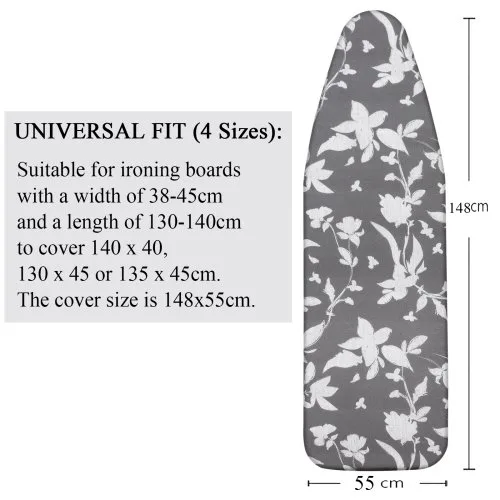 148X55 Floral gris