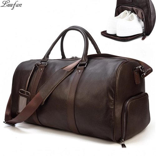 Bild von Echte Leder Reisetasche – Groß & Stilvoll für Männer und Frauen