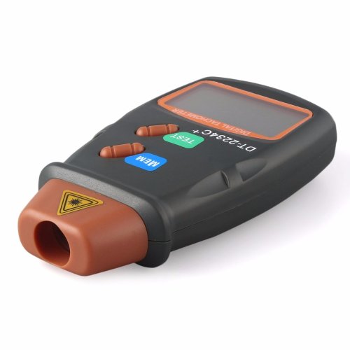 Bild von Kebidumei Digitaler Laser-Drehzahlmesser, Stundenzähler, Diagnosetool, berührungsloser Motor, Drehma...