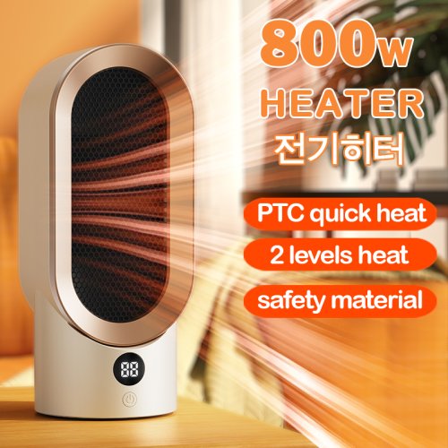 Imagen de Calentador portátil, ventilador eléctrico, Mini radiador, máquina calentadora de escritorio para invierno, calefacción de cerámica PTC para el hogar, dormitorio y oficina