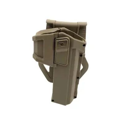 Image de Holster Glock 17 avec Lampe & Laser - Ceinture Droite