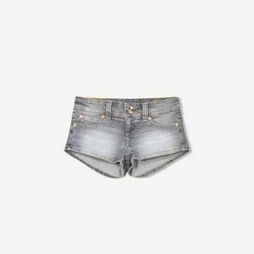 Imagen de Y2k-Mini pantalones cortos vaqueros con cremallera para mujer, Vaqueros cortos sexys con bolsillos y...