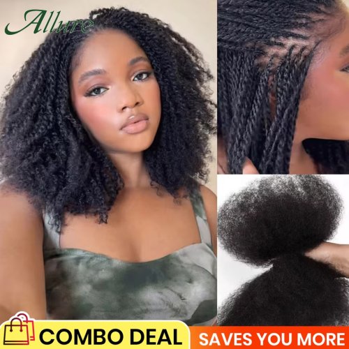 Afbeelding van Afro Kinkige Bulk Haar voor Mini Twists & Locs