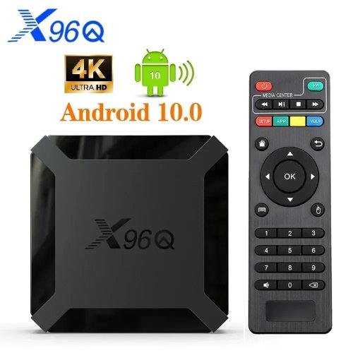 Image of X96Q TV Box Android 10.0 4K Allwinner H313 Quad Core 2.4G Wifi Google Player Youtube Media Player X96 2GB 16GB Smart Set Top Box