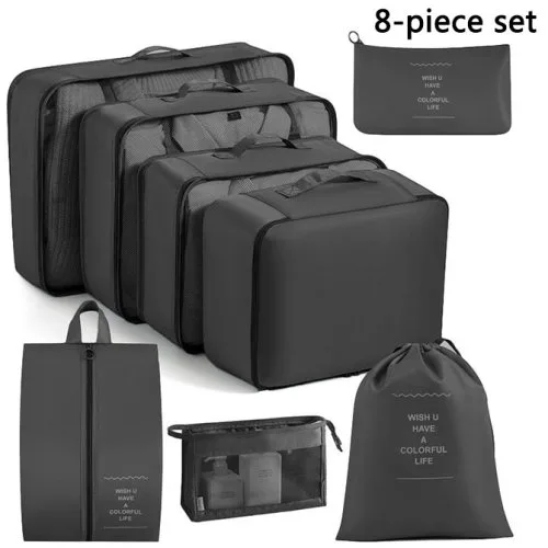 8pcs conjunto negro