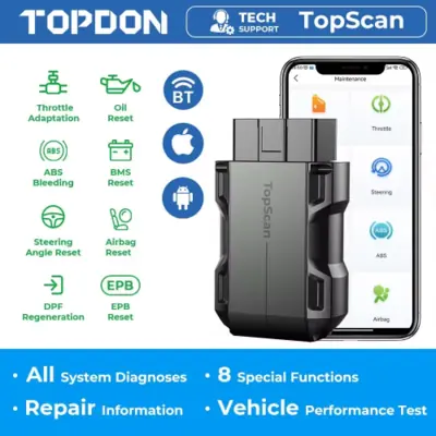 Image de TopDon TopScan Lite - Scanner OBD2 Intelligent Bluetooth