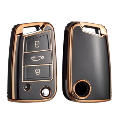Image de Coque de Clé Voiture TPU - Protection Élégante & Résistante