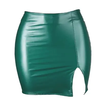 Image de Jupe Mini En Cuir PU Sexy - Style Clubwear Été 2025