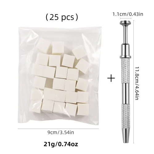 Mit silber stift