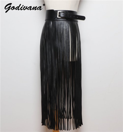 Immagine di Cintura Extra Lunga con Nappe - Stile Street Fashion