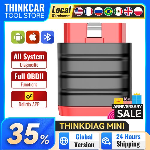 Afbeelding van ThinkCar ThinkDiag Mini: Slimme OBD2 Scanner voor Auto Diagnose