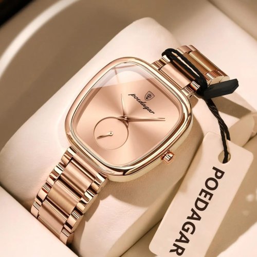 Bild von Elegante Damen-Armbanduhr aus Edelstahl – Wasserdicht & Luxus-Design