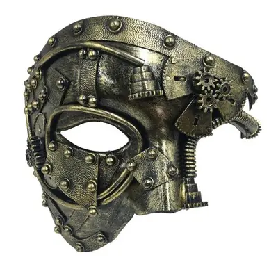 Image de Masque Steampunk Fantôme - Cosplay Vintage & Halloween