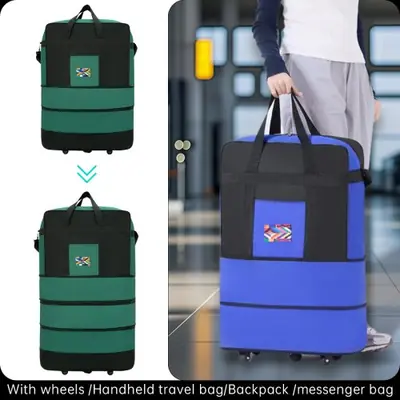 Image de Sac de Voyage Ultra-Capacité en Oxford - Idéal pour les Aventures Mondiales