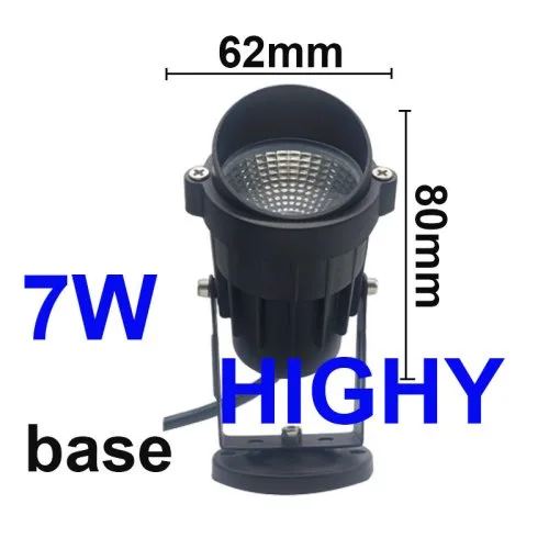 7W baza 62mm