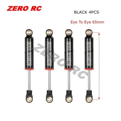 65mm noir 4PCS