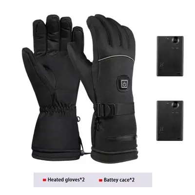 Image de Gants de Ski Chauffants Unisexe - Écran Tactile & Recharge USB