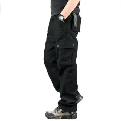 Image de Pantalon Cargo Homme Multi-Poches - Style Tactique & Décontracté
