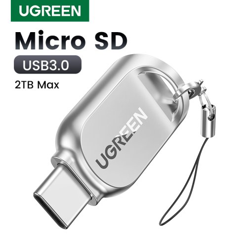 Imagen de Lector de Tarjetas USB-C a Micro SD con Adaptador OTG para Portátil, PC, Tableta y Teléfono - Compatible con Windows, macOS y Dispositivos Android