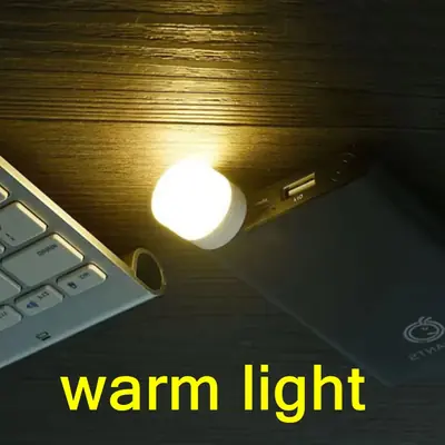 Image de Mini Lampe LED USB - Veilleuse Portable & Lecture Douce