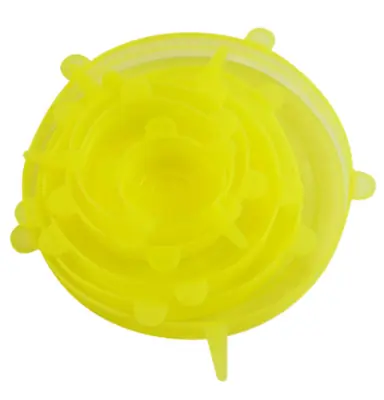 Image de Couvercles en Silicone Réutilisables - Set de 6