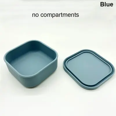 Image de Bento Silicone 3 Compartiments - Boîte Déjeuner Personnalisée