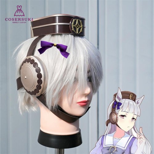 Zdjęcie Uma Musume Pretty Derby Gold Ship Cosplay Nakrycie Głowy Halloween Karnawał Konwencja Druk 3D Akcesoria do Włosów