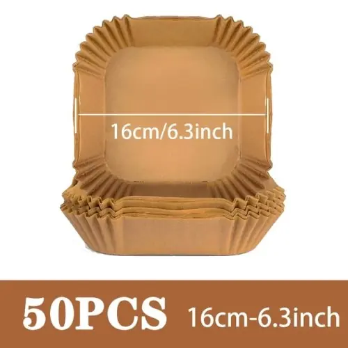 Image de Papier Anti-Adhésif pour Friteuse à Air - Facile à Utiliser