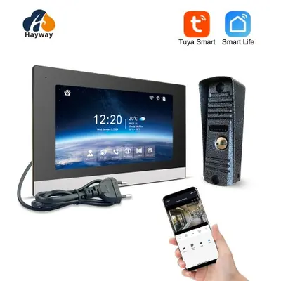 Image de Interphone Vidéo 1080p avec Écran Tactile 7 Pouces