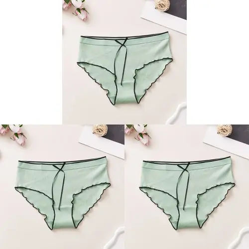 Image de Culottes Sexy en Coton Respirant - Lot de 3