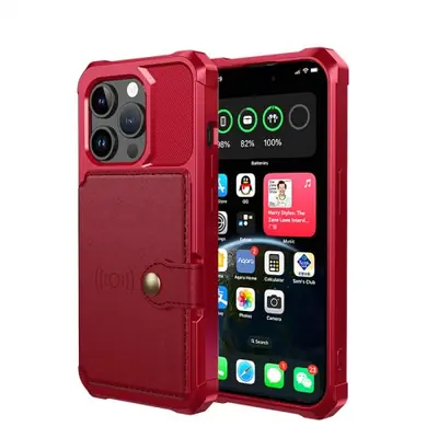 Image de Étui Luxe Cuir Anti-Choc pour iPhone