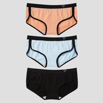 Image de Slips Femme Coton Respirant - Lot de 3