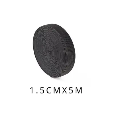Image de Bande Élastique Noire pour Perruques - 5m x 1.5cm