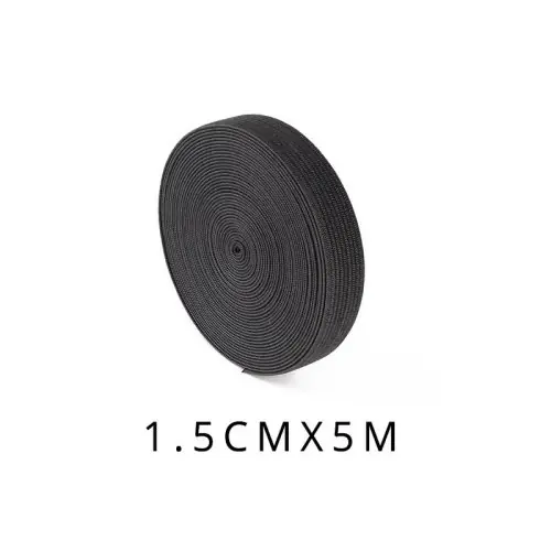 Image de Bande Élastique Noire pour Perruques - 5m x 1.5cm