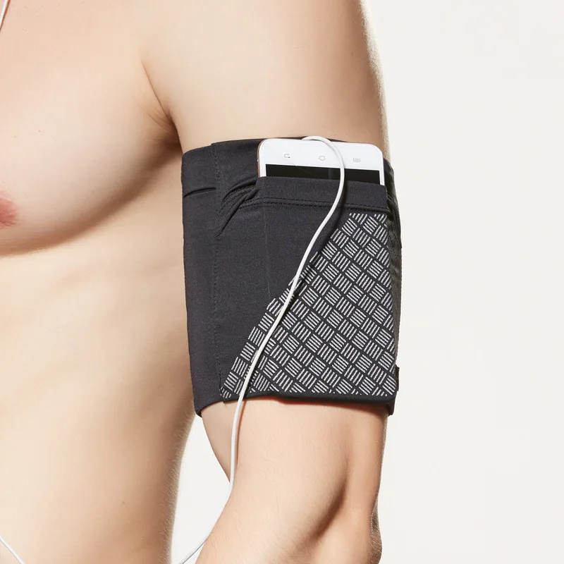 Immagine di Borsa da Braccio per Corsa in 4 Colori - Custodia Sportiva per Telefono直到 6.5 Pollici, Cintura da Palestra e Fitness con Tasca per Cellulare