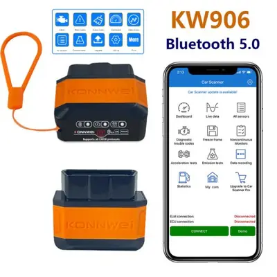 Image de Konnwei KW905 OBD2 Bluetooth 5.0 - Diagnostic Auto Intelligent