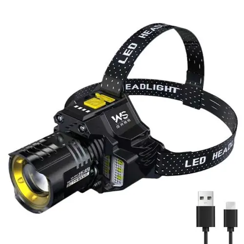 Image de Lampe Frontale LED Ultra Puissante Rechargeable