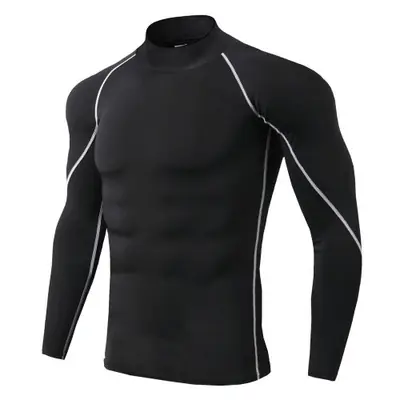 T-Shirt de Sport Homme Manches Longues - Séchage Rapide & Compression