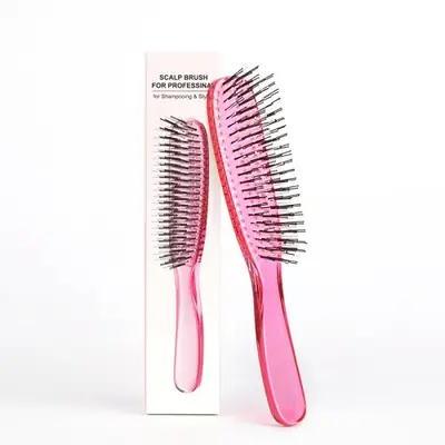 Image de Brosse Masseuse de Cuir Chevelu Premium Or Rose
