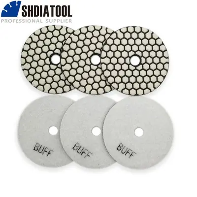 Image de Kit de Polissage 6 Pièces pour Granit et Marbre - 100mm