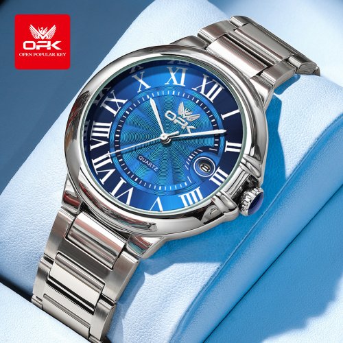 Immagine di Orologio da Uomo OPK 6039 con Movimento al Quarzo, Luminoso, Impermeabile e con Display della Data - Orologio Sportivo con Scatola Inclusa