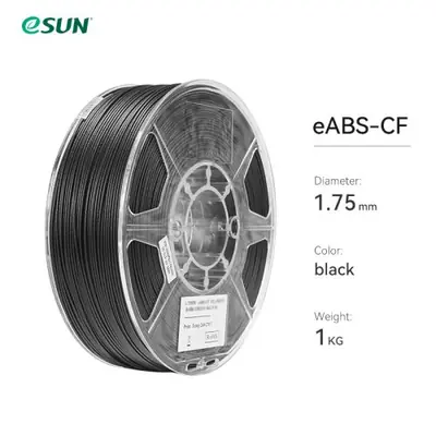 Image de Filament ABS Fibre de Carbone 1.75mm - 1kg