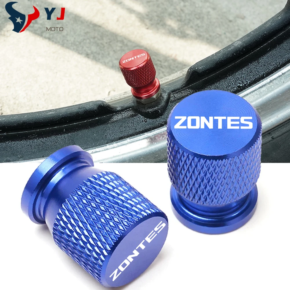Imagen de Tapas de Vástago de Válvula para Motocicletas Zontes - Protección Estética y Duradera